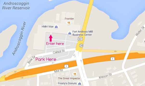 Directions & Parking - Maine Music Mill